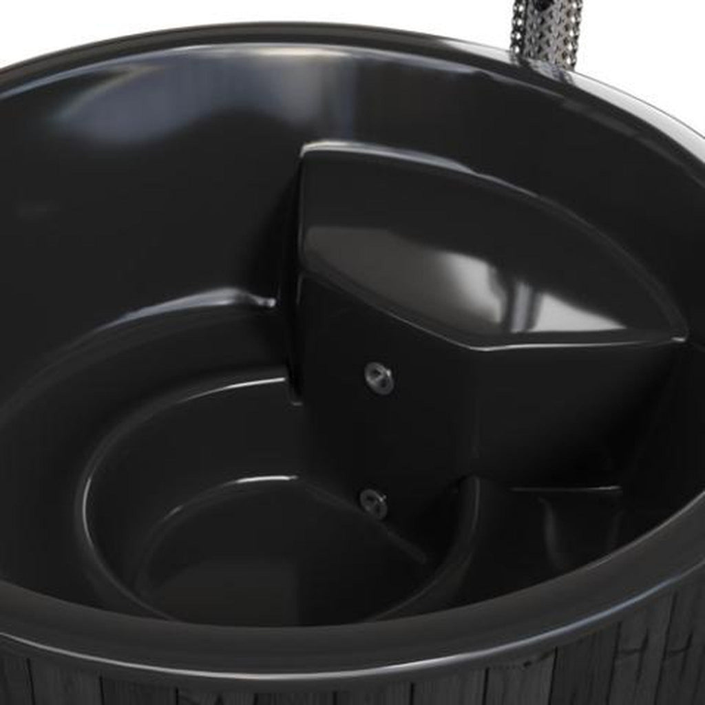 SaunaLife SOAK-Series Model S6B 7-Person Wood-Fired Hot Tub