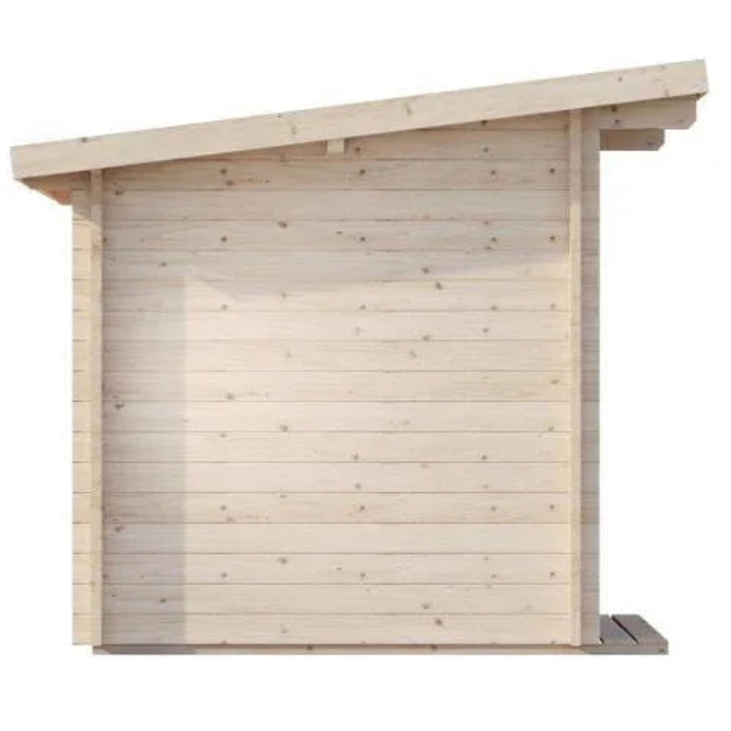 SaunaLife GARDEN-Series Model G4 6-Person Outdoor Home Sauna Kit