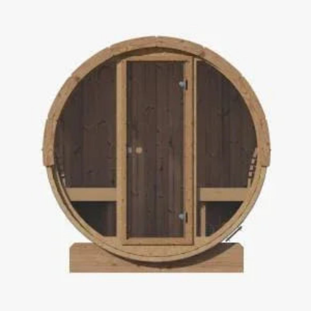 SaunaLife E8G ERGO-Series 6-Person Outdoor Barrel Sauna
