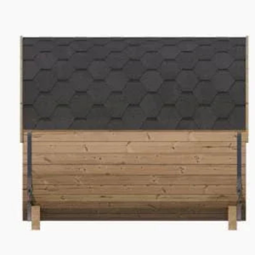 SaunaLife E8G ERGO-Series 6-Person Outdoor Barrel Sauna