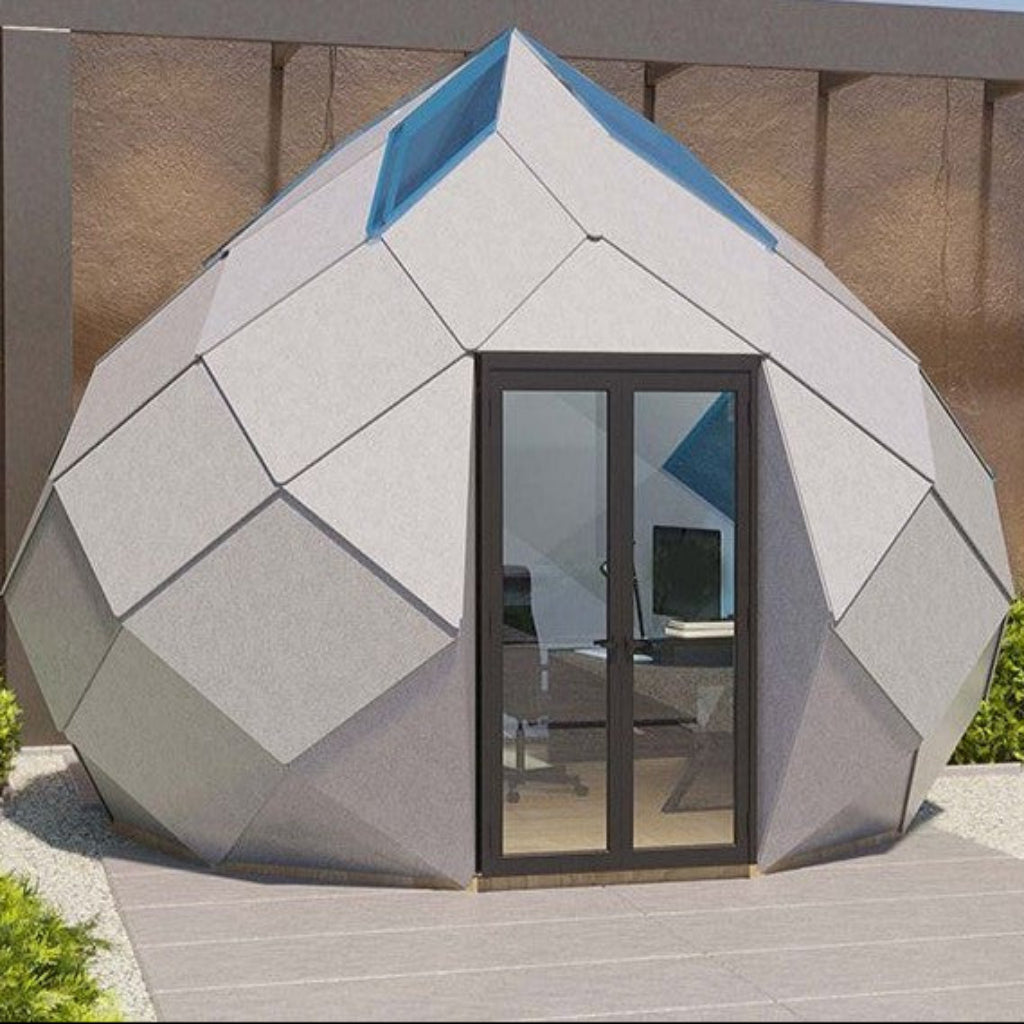 Zomes 120 sq ft Outdoor Office Pod | Modern Backyard Workspace