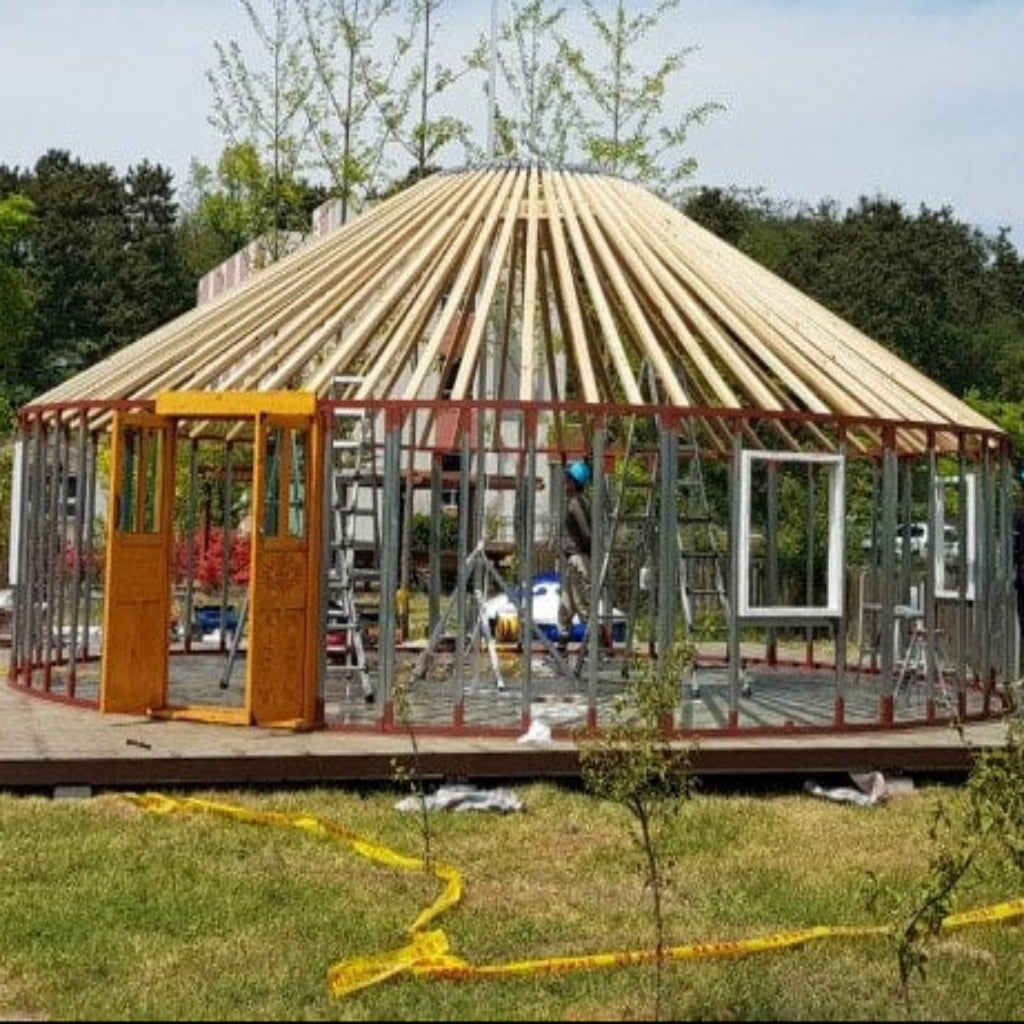 Yurt Spaces YM L Steel & Wood Yurt | Hybrid Luxury Yurt System
