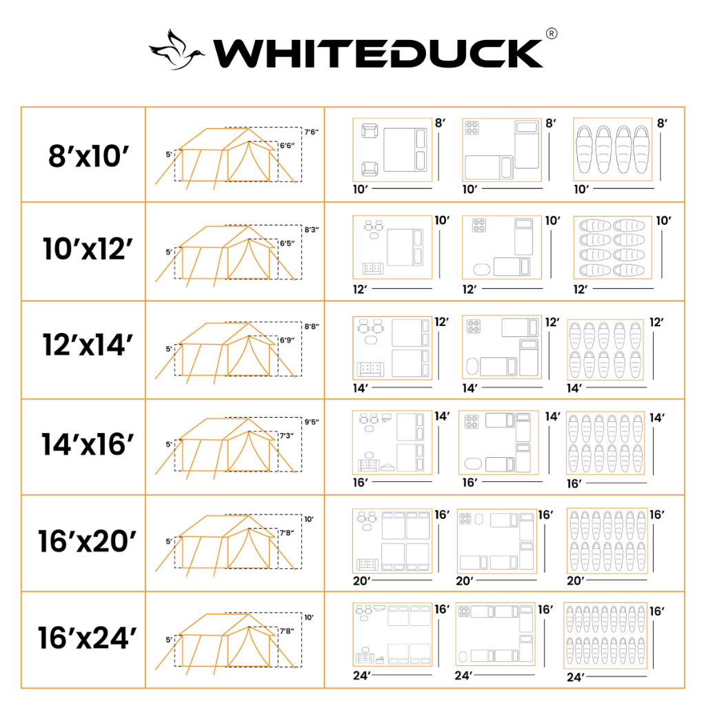 White Duck Outdoors 16'x24' Alpha Pro Wall Tent
