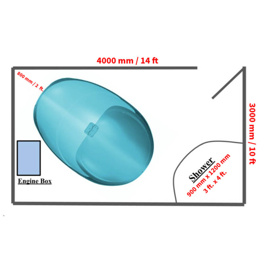 Dreampod V2 Commercial Floatation Tank System (SAK93817)