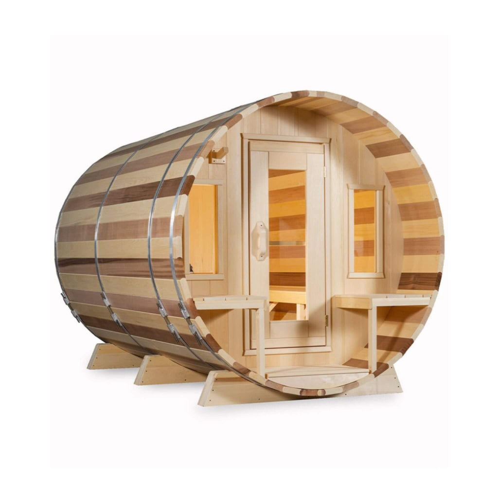 Dundalk LeisureCraft Canadian Timber Tranquility 6-Person Barrel Sauna (SAK96814)