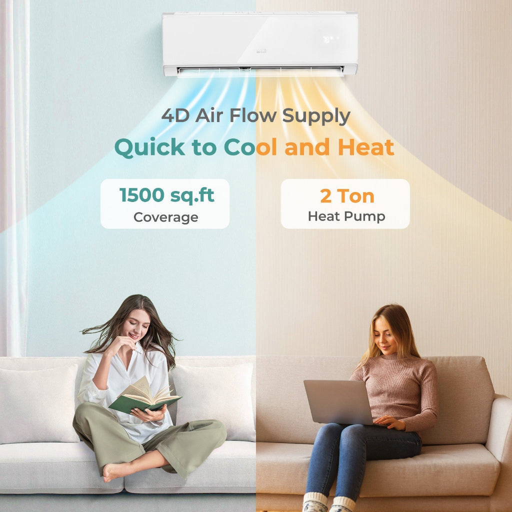 24,000 BTU Energy Star Mini Split Air Conditioner & Heat Pump System