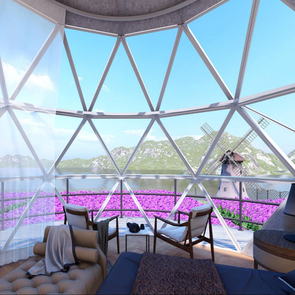 Dome Spaces GDT Terrace Series Glass Domes | Architectural Glass Domes with Outdoor Terrace