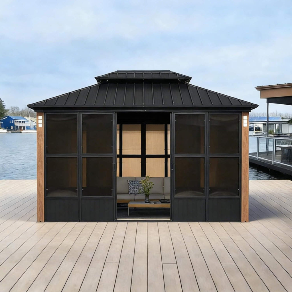 Alora Oasis Heavy-Duty Hardtop Sunroom (SAK79102)