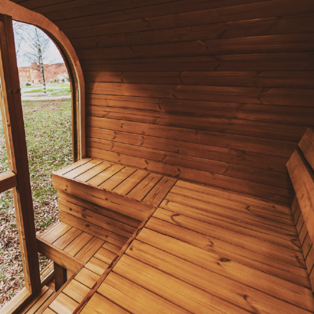 ThermoWood 4 Person Outdoor Sauna MW16