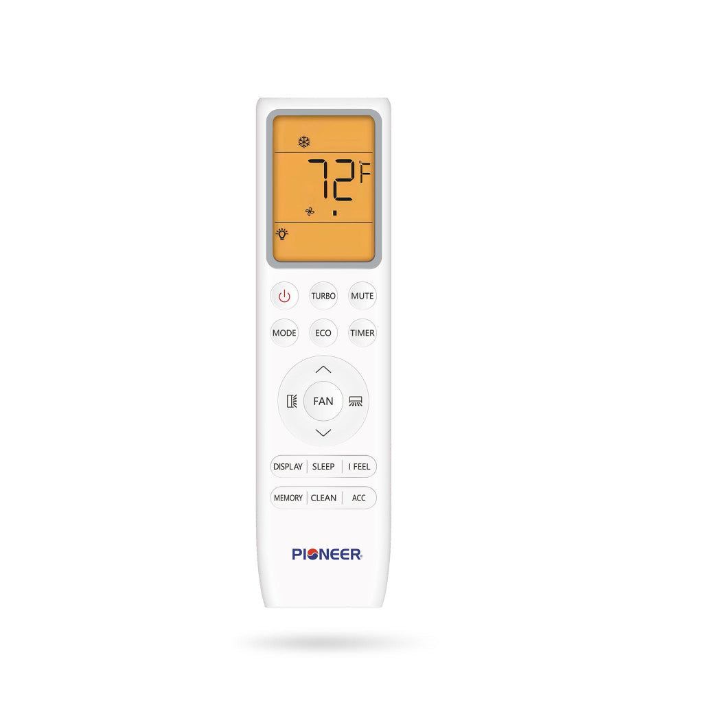 Pioneer Diamante Pro™ 24,000 BTU 21 SEER2 High-Wall Ductless Mini-Split Heat Pump System