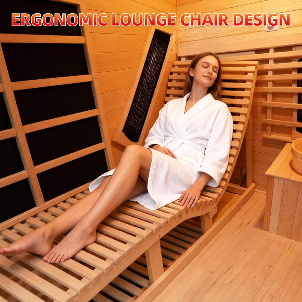 Rövia Oasis 3-Person Indoor Hybrid Sauna Room (SAK35182)