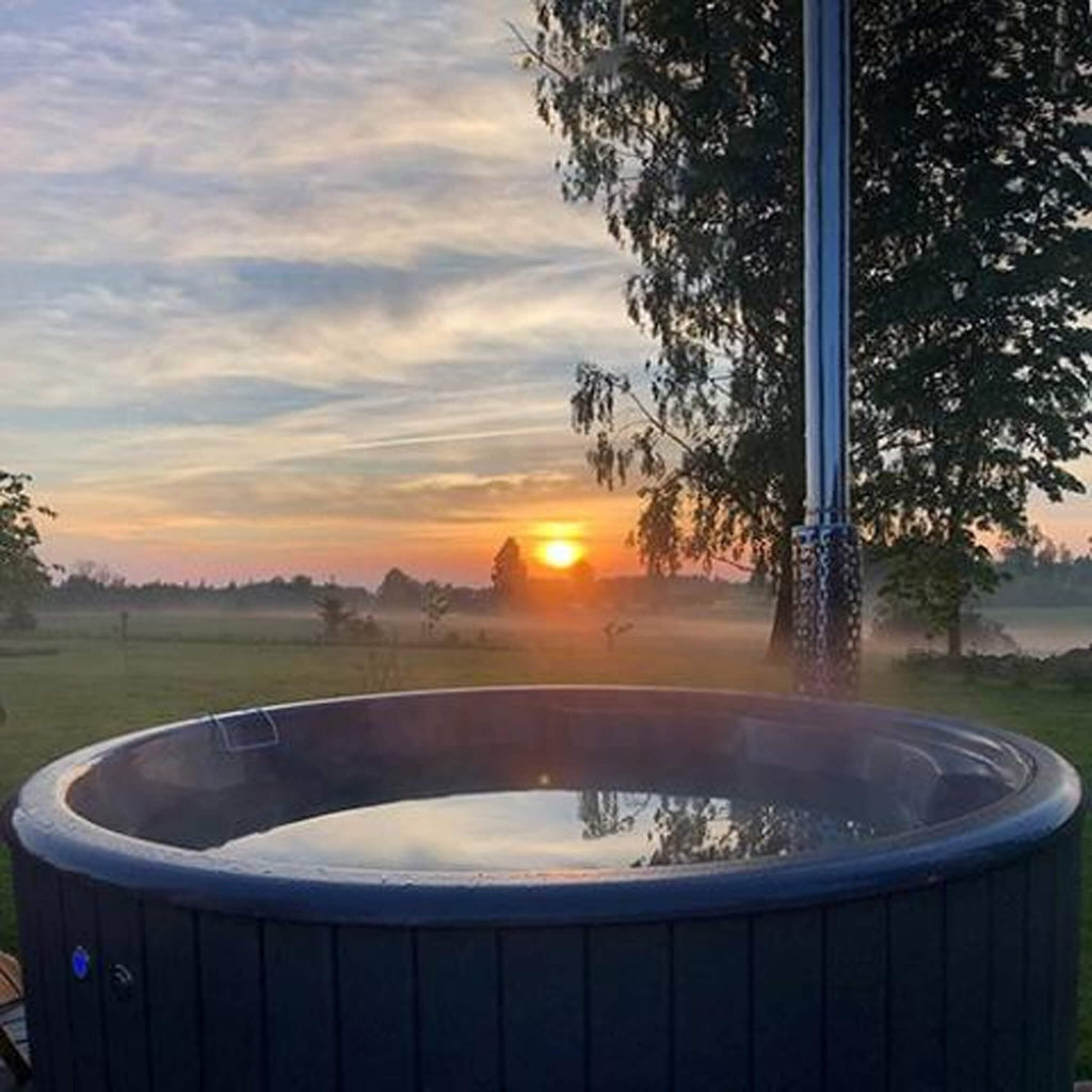SaunaLife S4N SOAK-Series 6-Person Wood-Fired Hot Tub (SAK28371)