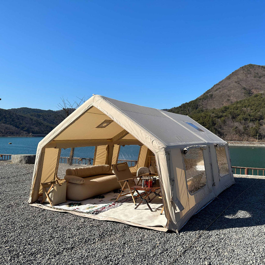 Coody 17.2 Koala-7 Beige Inflatable Air Tent for 2–10 People