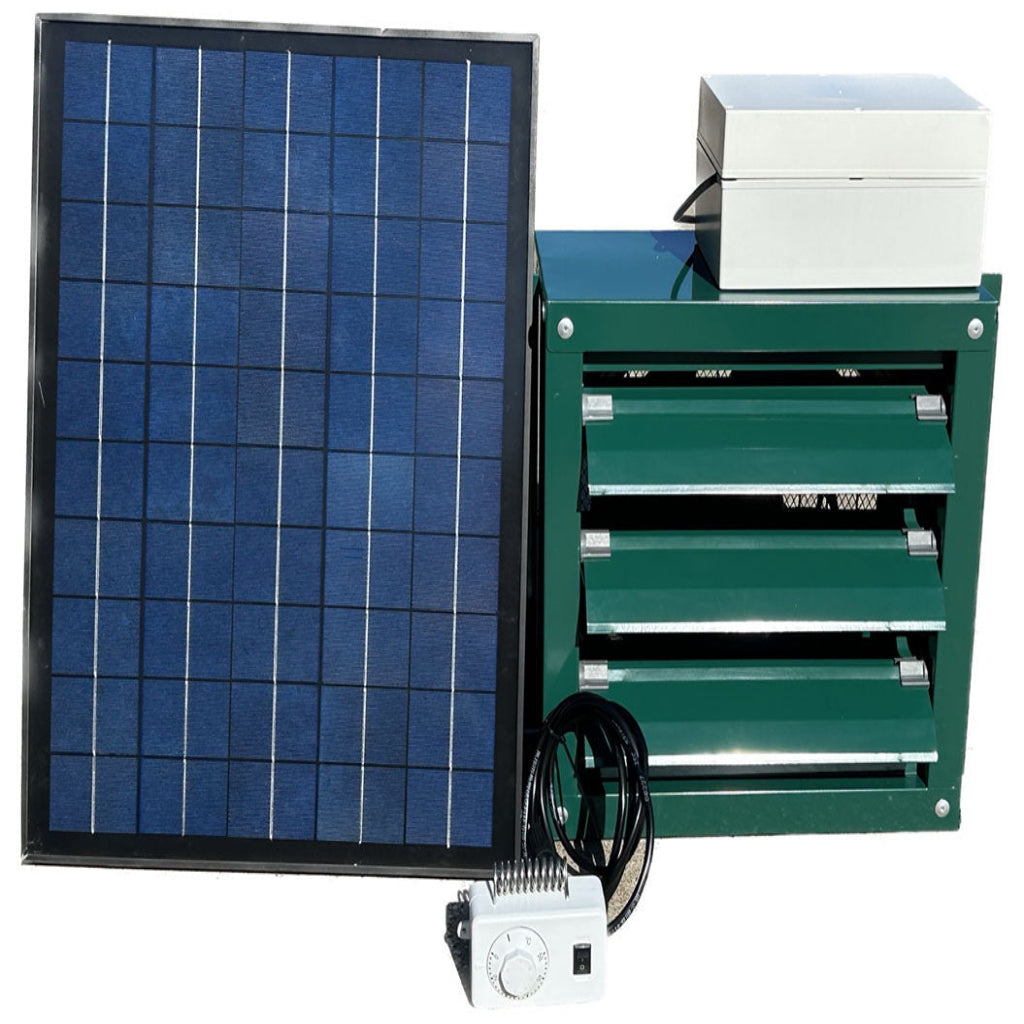 Solar Powered Greenhouse Exhaust Fan | Off-Grid Ventilation Fan