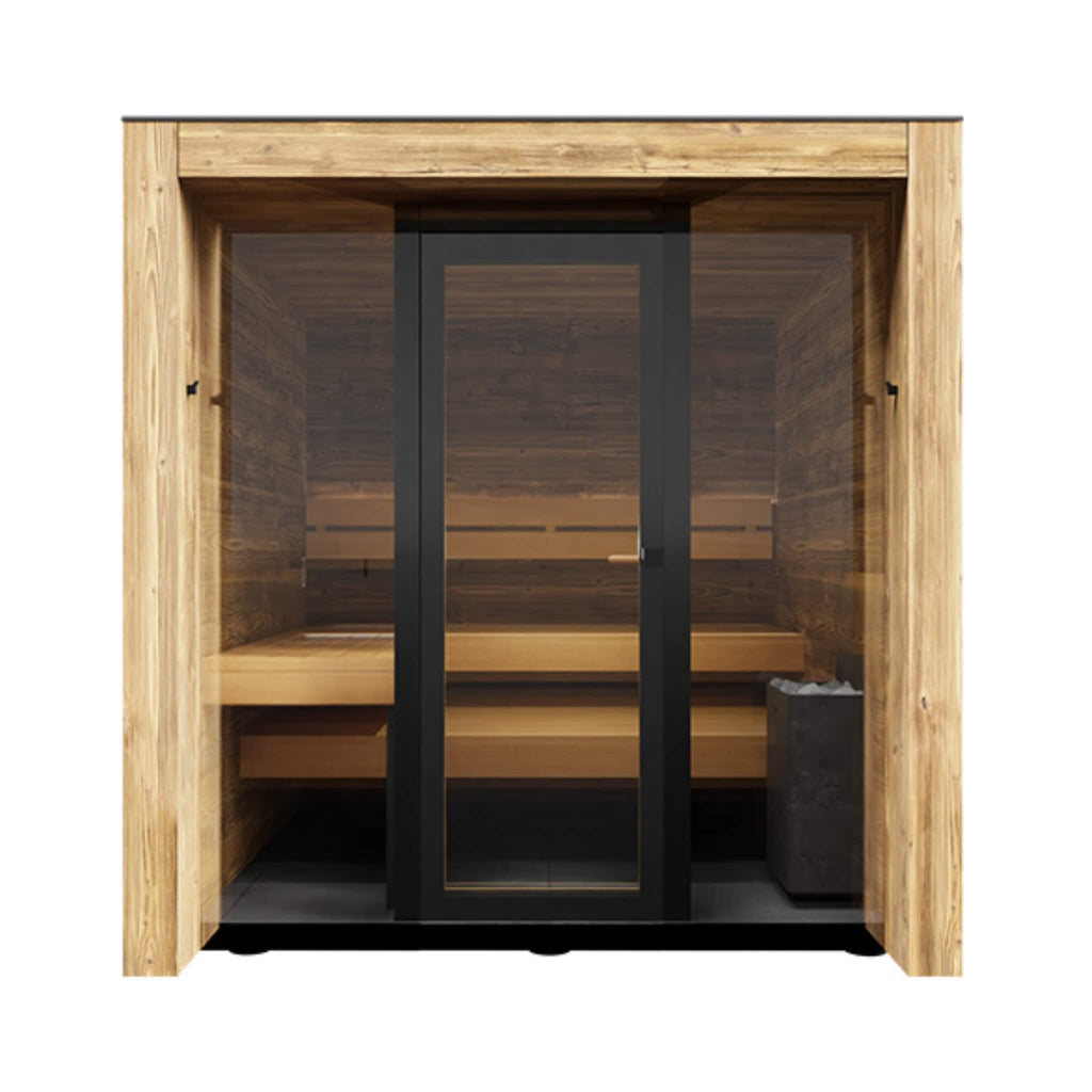 ThermaSol Fortis 4-Person Outdoor Sauna Cabin (SAK35896)