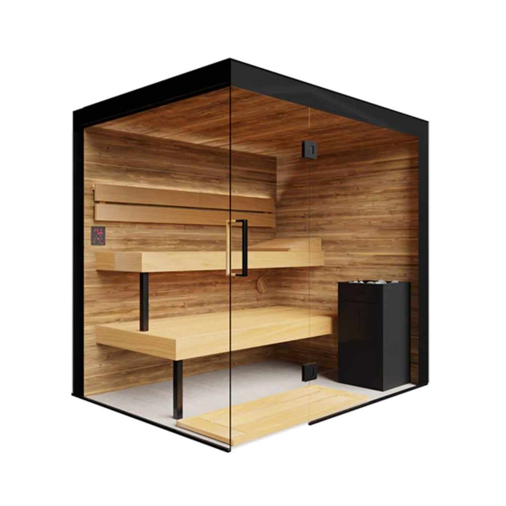 ThermaSol Lumaria 5-Person Indoor Glass Sauna Cabin (SAK84962)