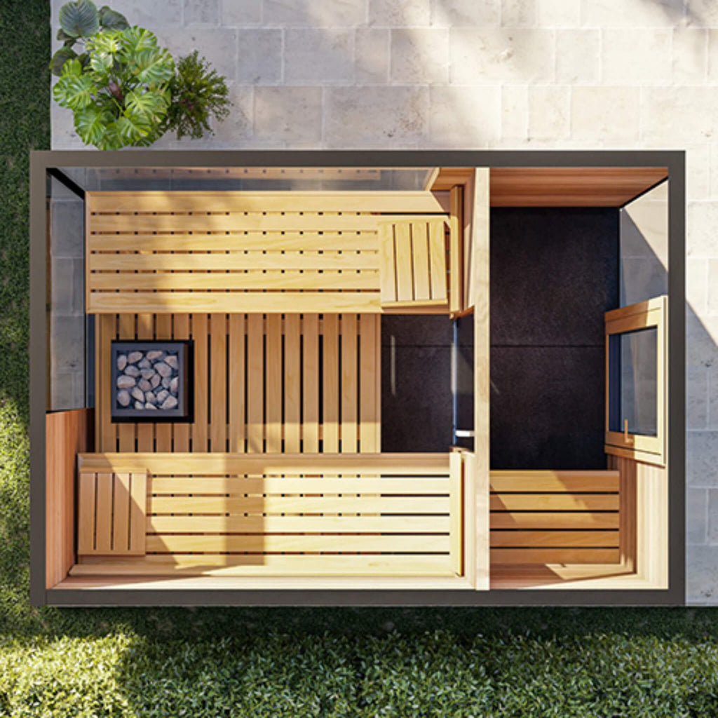 ThermaSol Ombra 5-Person Outdoor Sauna Cabin (SAK63017)