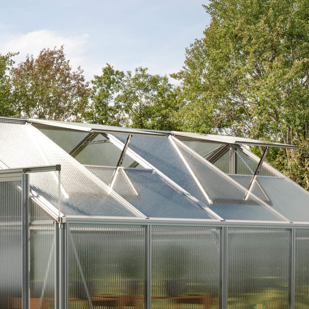 8' x 12' Heavy-Duty Polycarbonate Outdoor Greenhouse (SAK90426)