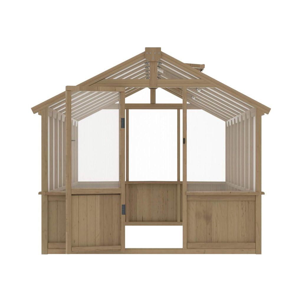 8' x 16' Heavy-Duty Wooden Greenhouse (SAK18467)