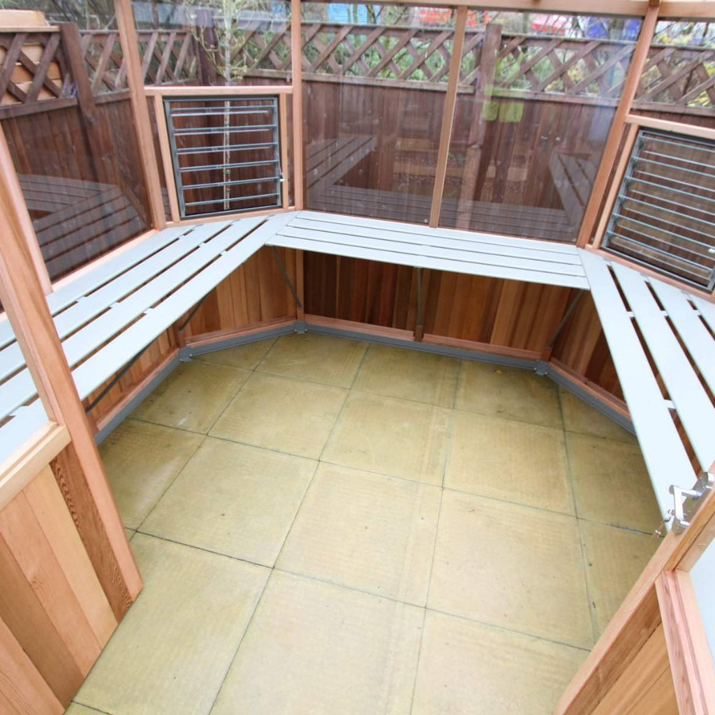 Alton Octagonal | Cedar Glass Greenhouse