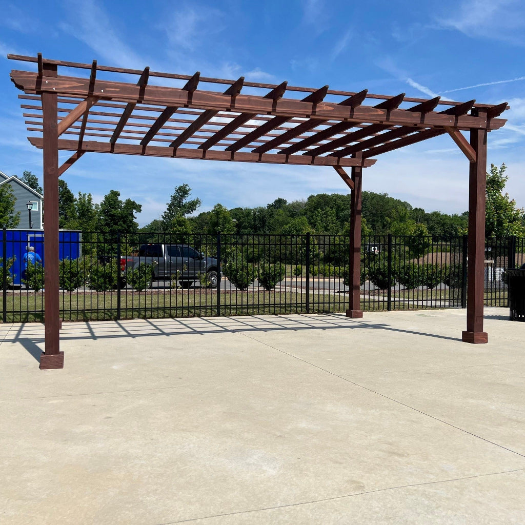 Best Redwood Super Deck Pergola | Custom Redwood Outdoor Pergola System