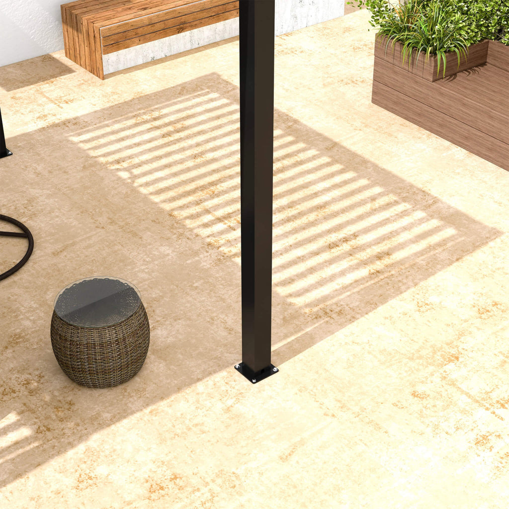 Alora 10' x 19' Powder-Coated Aluminum Louvered Pergola (SAK78345)