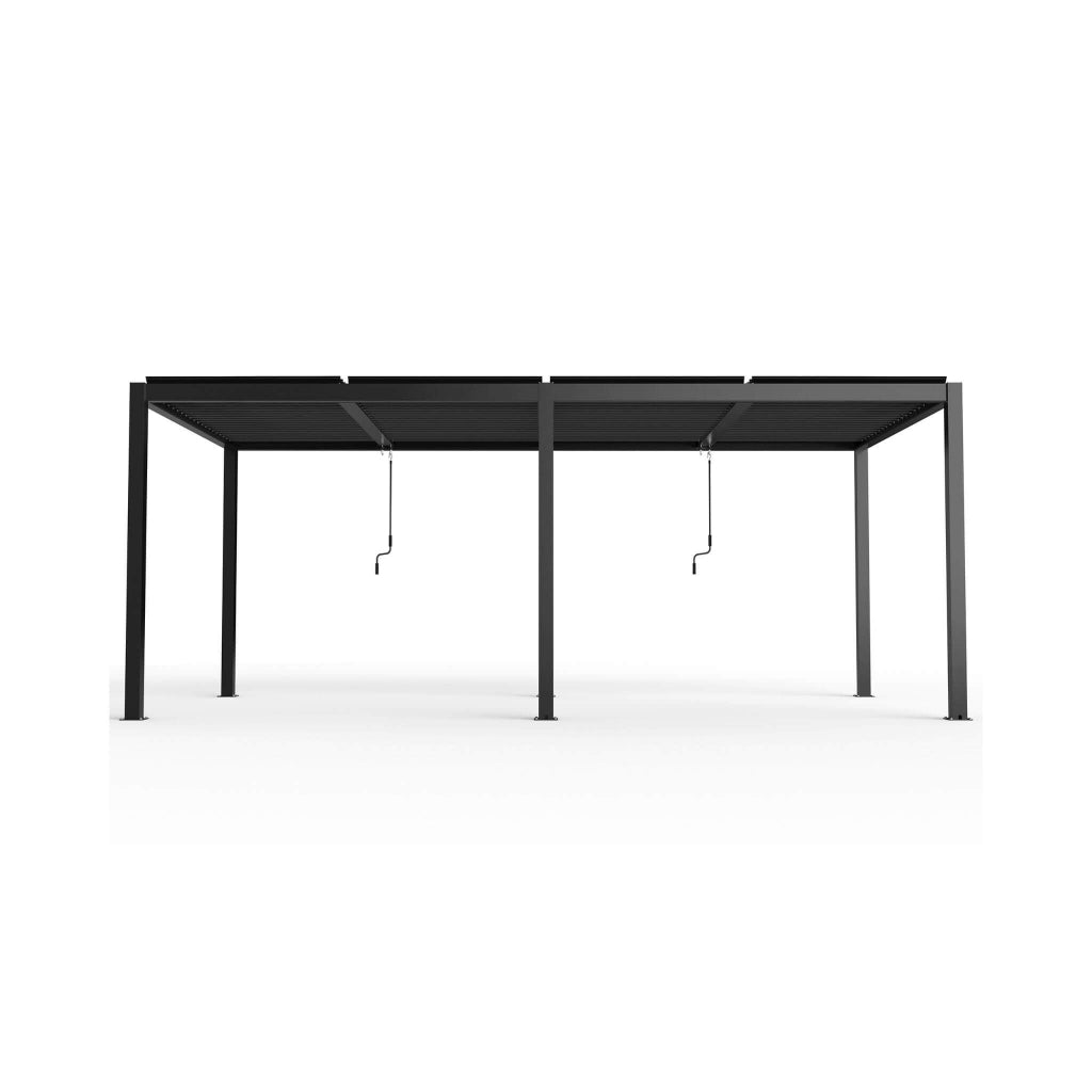 Alora 10' x 19' Powder-Coated Aluminum Louvered Pergola (SAK78345)