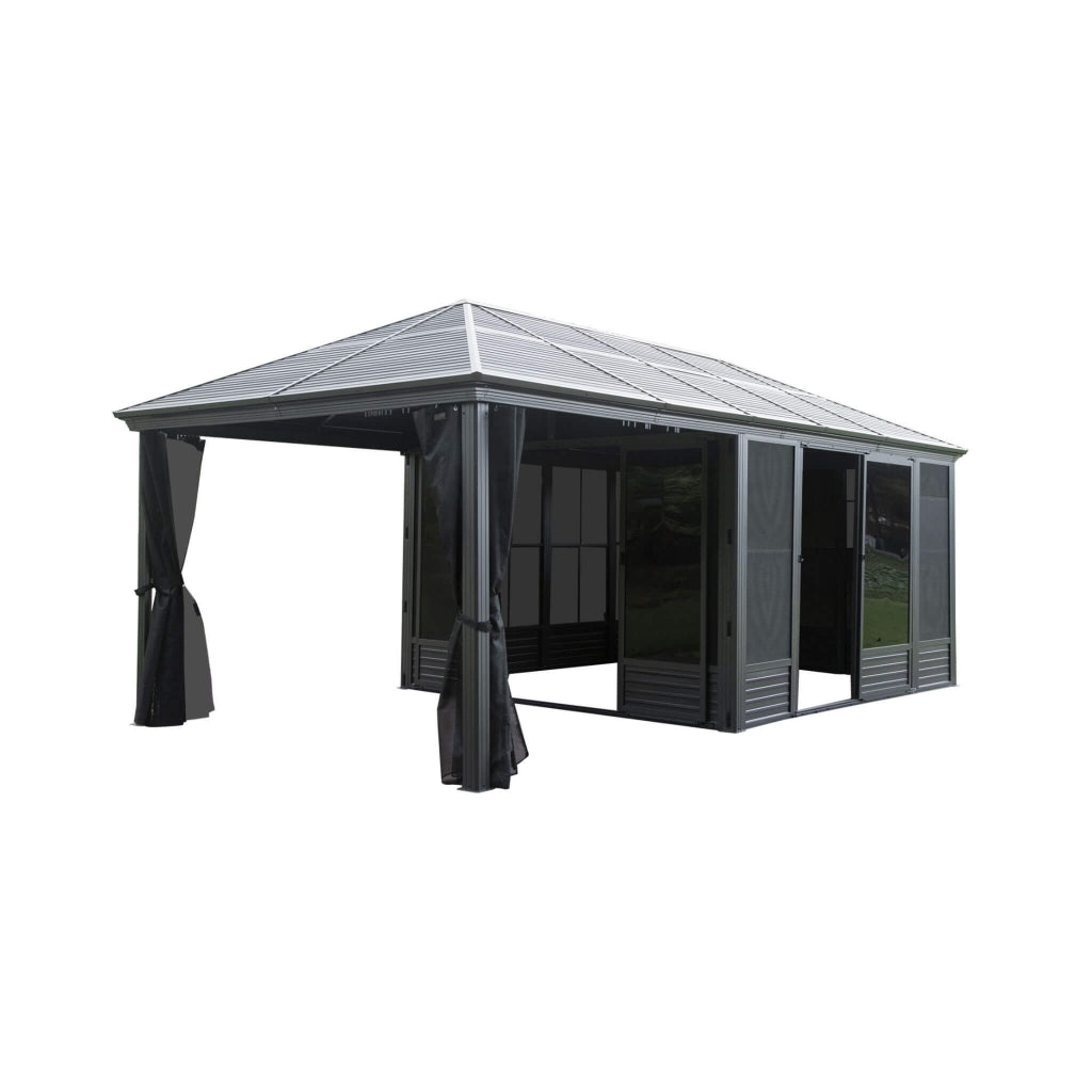 Alora 11' x 21' Outdoor All-Season Solarium Sunroom Gazebo (SAK42018)