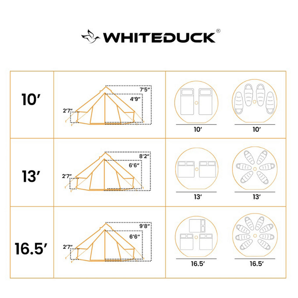 White Duck Outdoors 16' Regatta Bell Tent