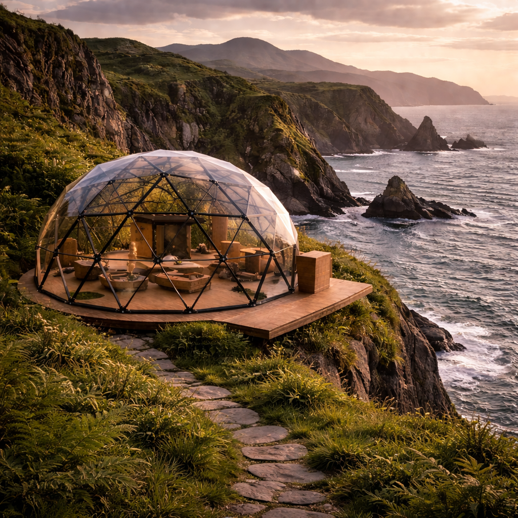 Dome Spaces Home in a Dome Series | Permanent Residential Dome Homes