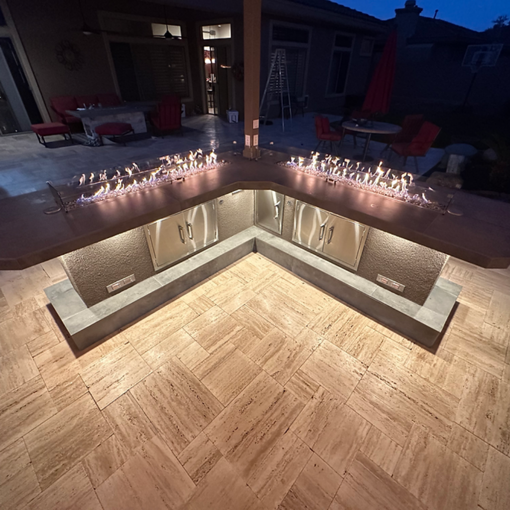 KoKoMo Outdoor Kitchen BBQ Island | Luxury Custom Outdoor Cooking Station