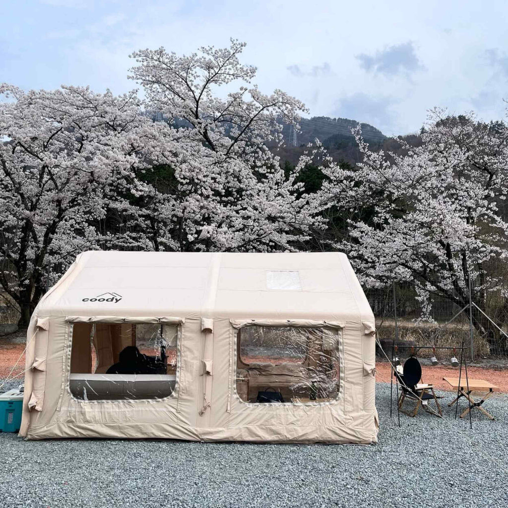 Coody 13.6 Koala-5 Beige Inflatable Air Tent for 2–8 People