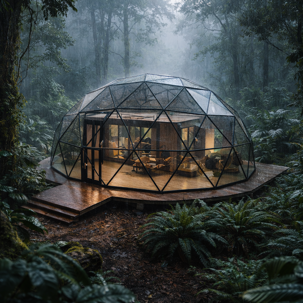 Dome Spaces Home in a Dome Series | Permanent Residential Dome Homes