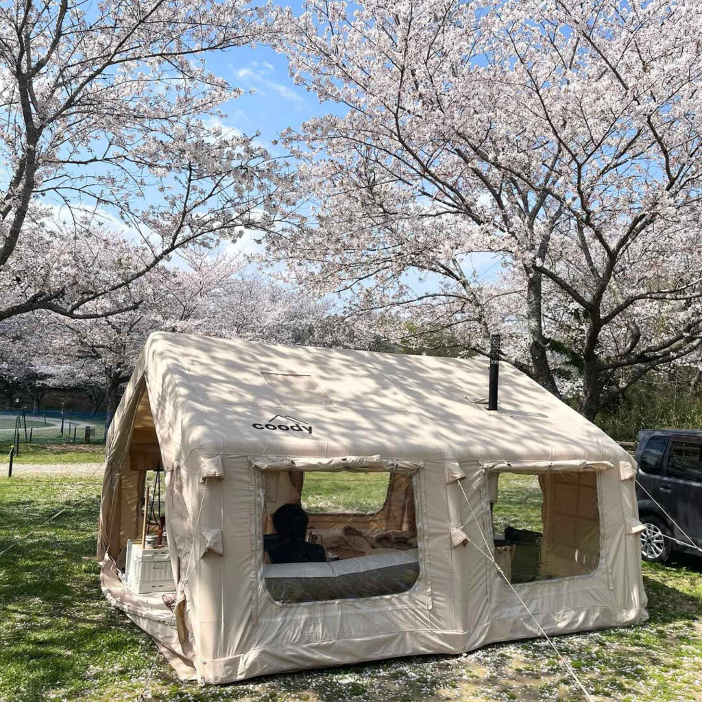 Coody 13.6 Koala-5 Beige Inflatable Air Tent for 2–8 People