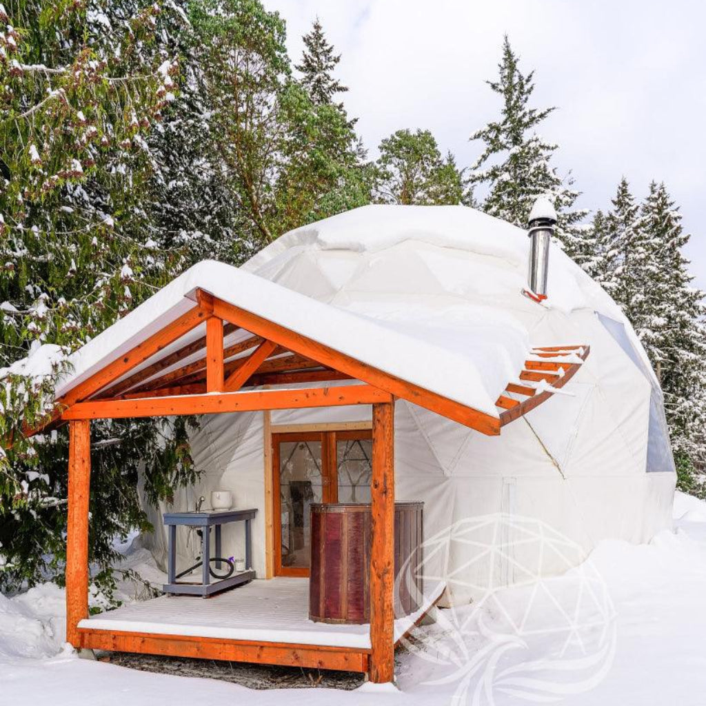 Phoenix Domes 33FT Deluxe 4-Season Glamping & Yoga Dome Package