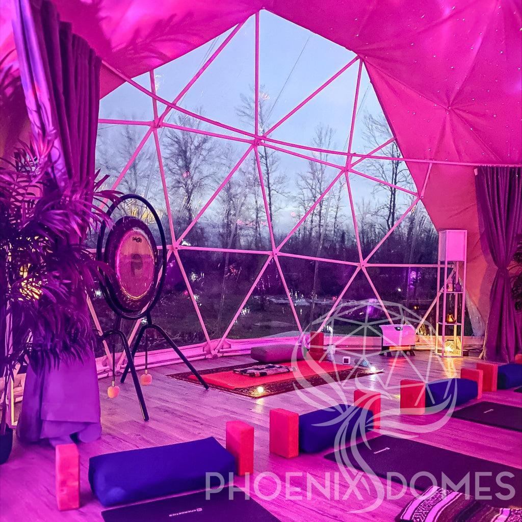 Phoenix Domes 33FT Deluxe 4-Season Glamping & Yoga Dome Package