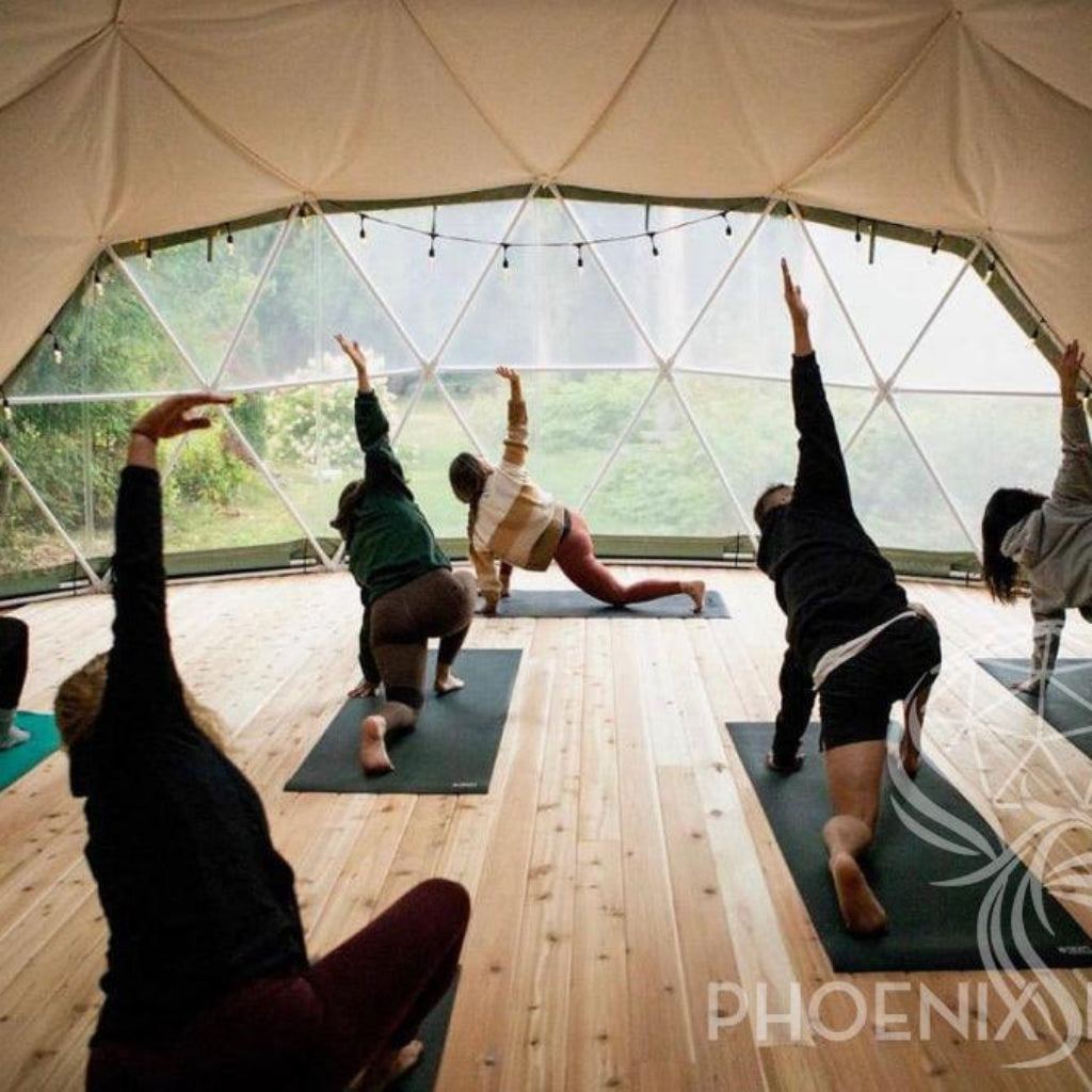 Phoenix Domes 33FT Deluxe 4-Season Glamping & Yoga Dome Package