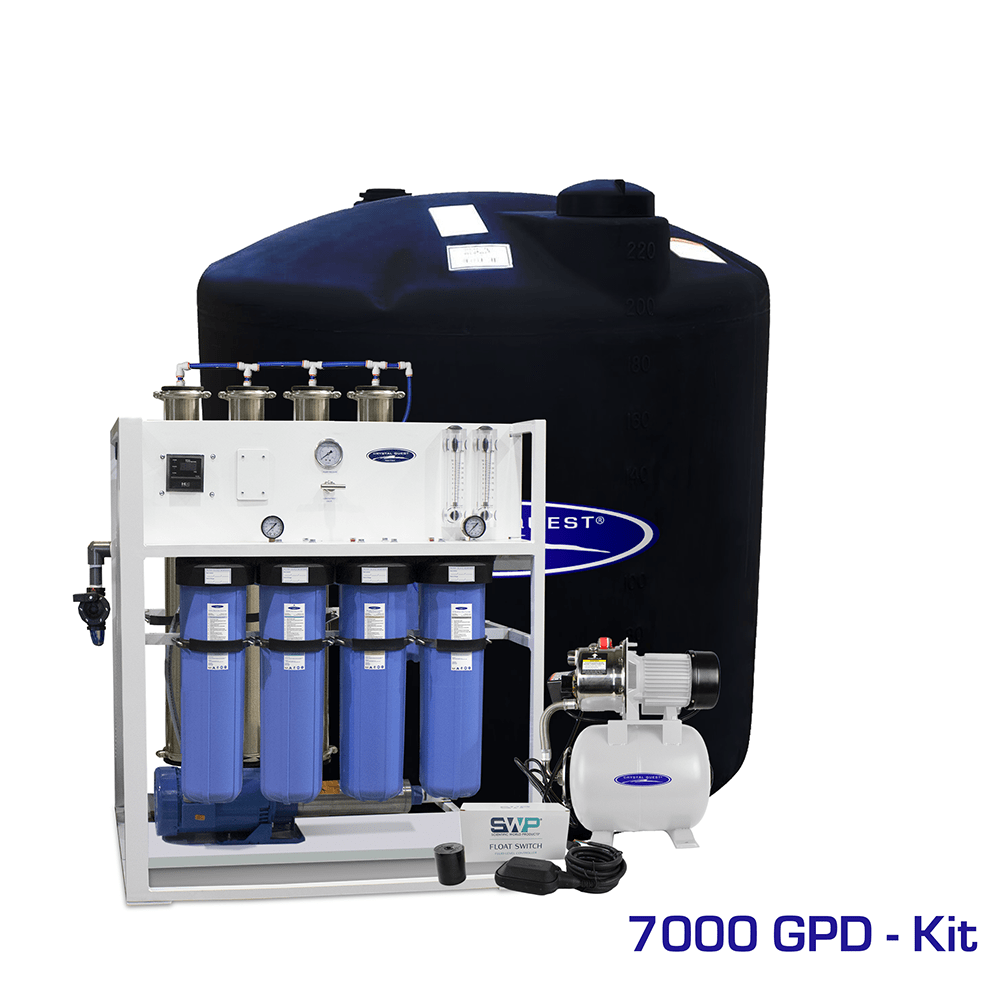 Commercial Mid-Flow Reverse Osmosis System (500-7000 GPD)