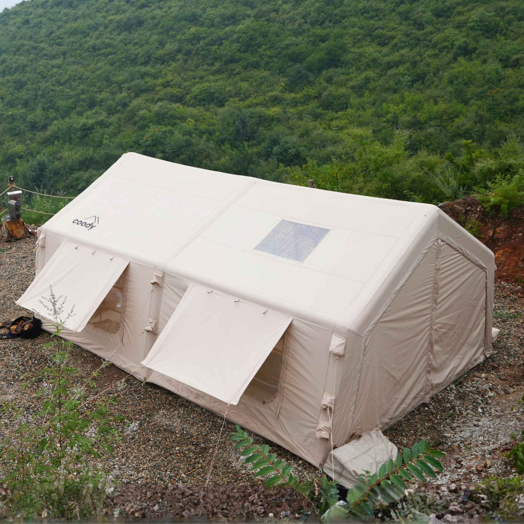 Coody 17.2 Koala-7 Beige Inflatable Air Tent for 2–10 People