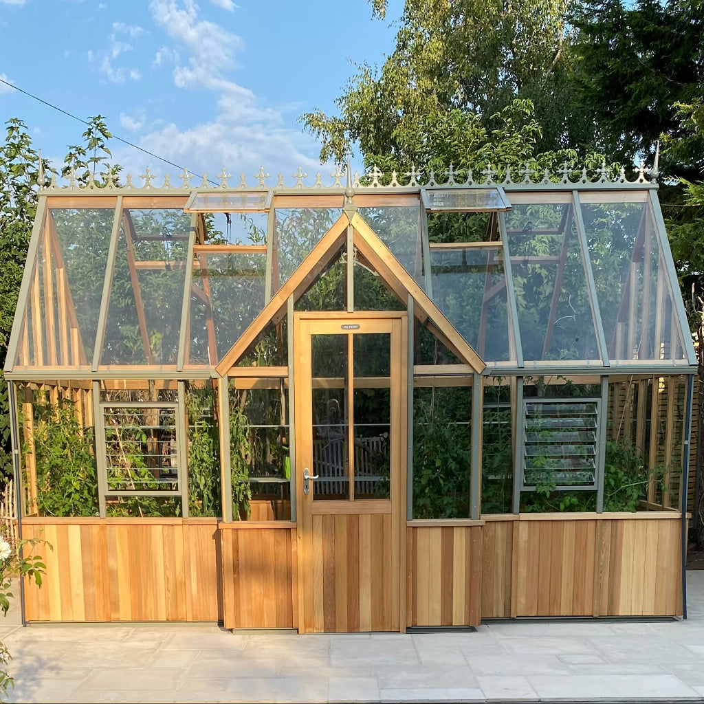 Alton Cambridge | T-Shaped Cedar Greenhouse
