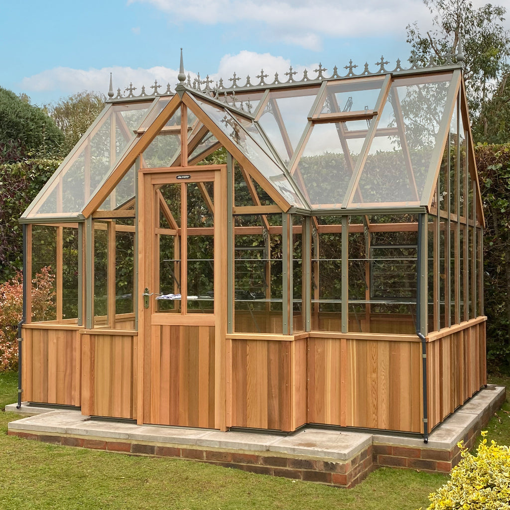 Alton Cambridge | T-Shaped Cedar Greenhouse