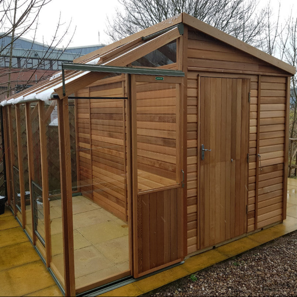 Alton Fusion 10 | Modern Cedar Greenhouse