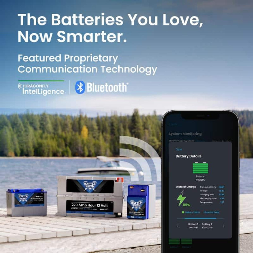 Battle Born 270Ah 12V Smart Heated GC3 LiFePO4 Battery | Bluetooth Lithium Power Storage