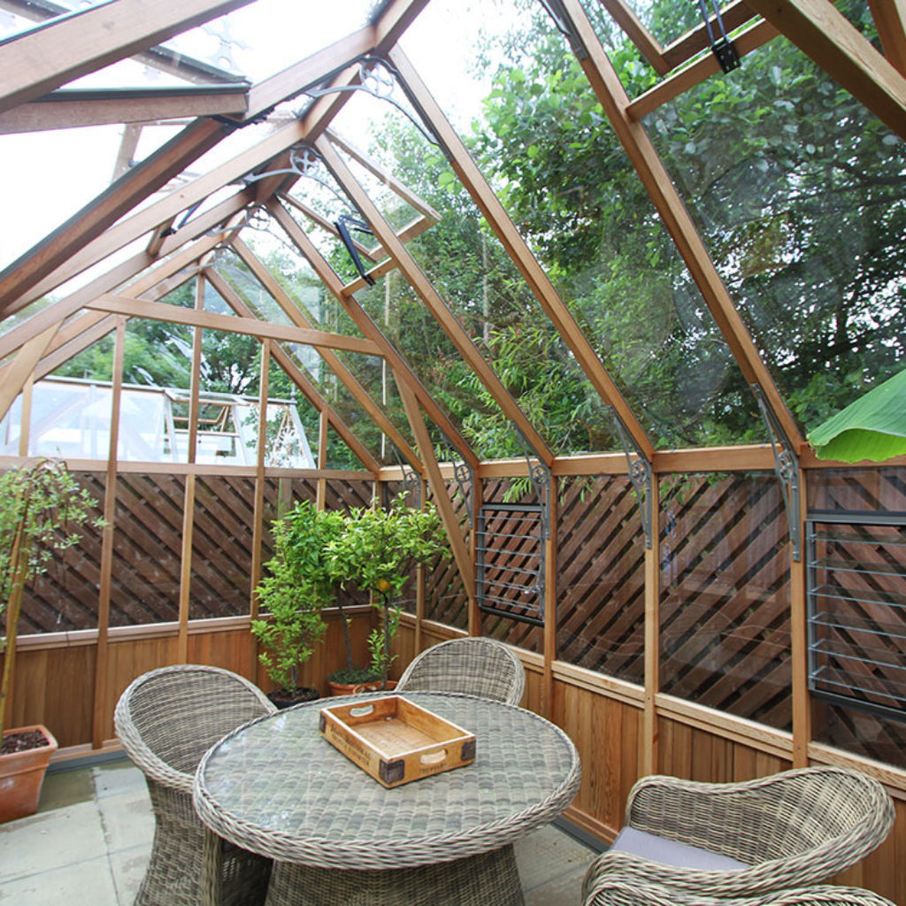 Alton Cambridge | T-Shaped Cedar Greenhouse