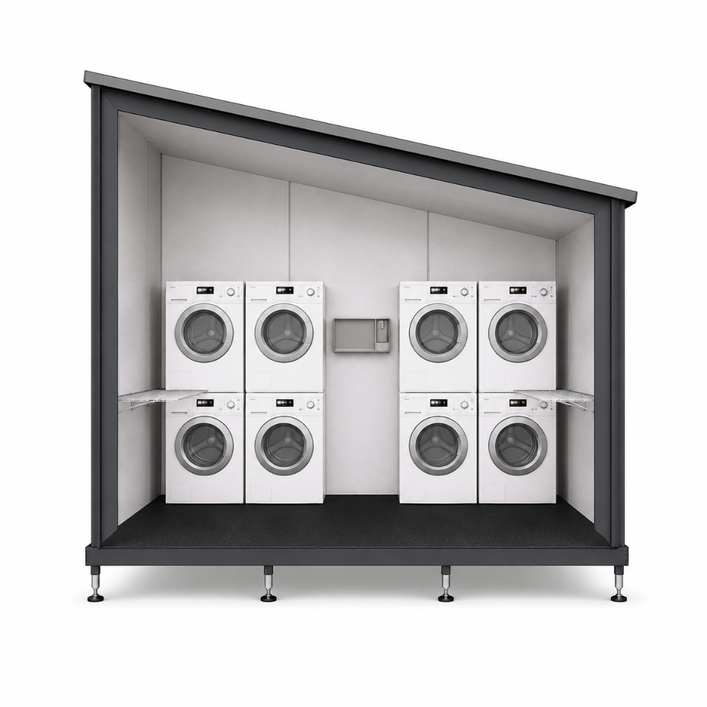 LifeBox L14 Expandable FlatPack Shelter System | Expandable Gable Roof Infrastructure