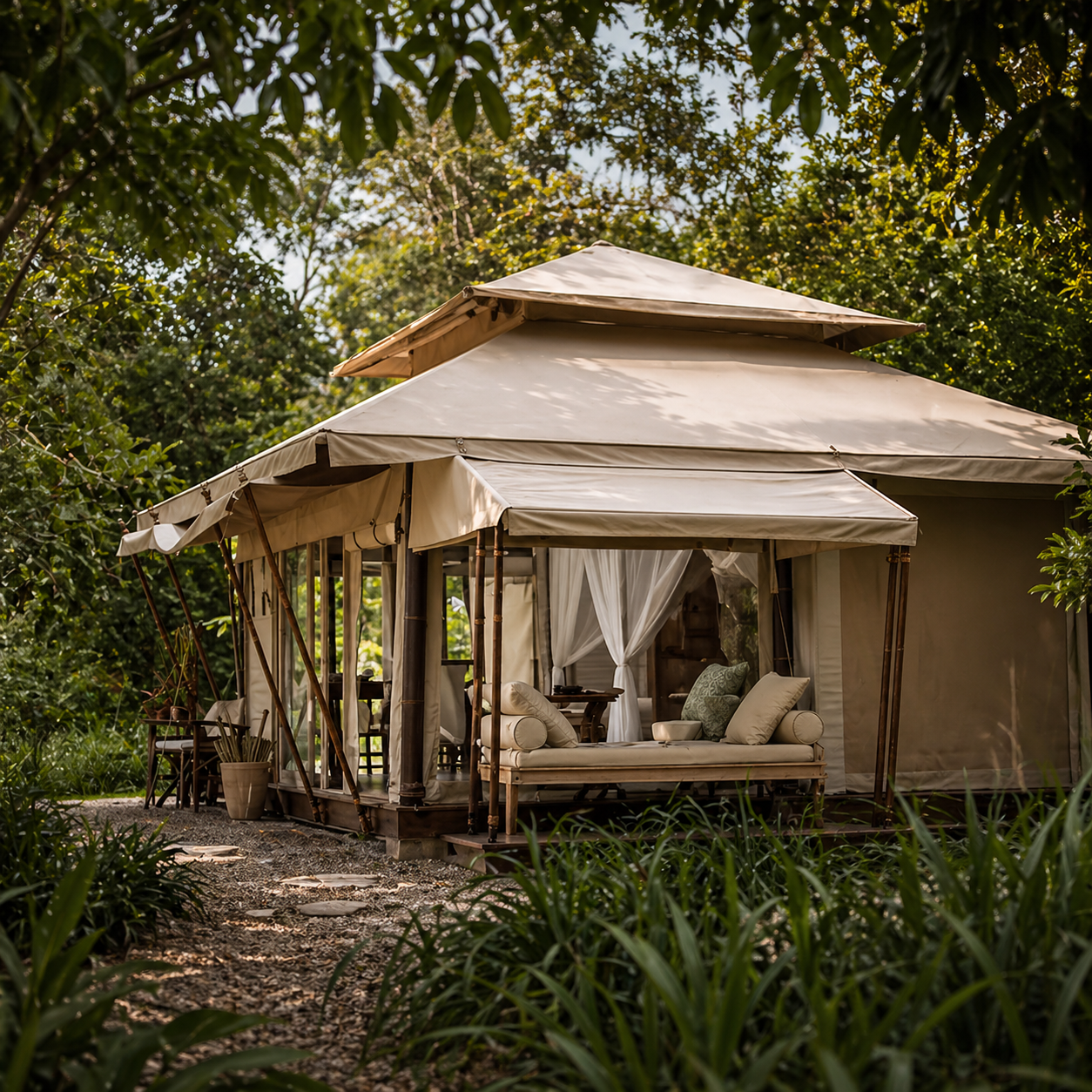 Tent Spaces TDY Series Compact Luxury Tents | Scalable Glamping Tent Systems