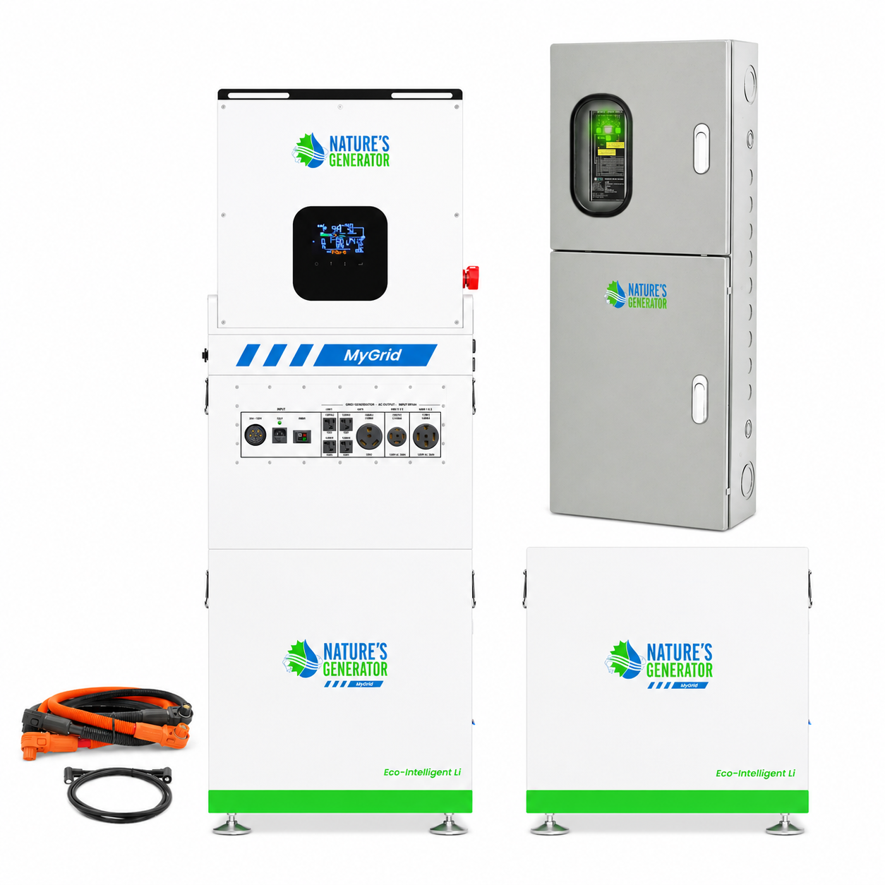 MyGrid 10K with Transfer Switch for House Battery Backup