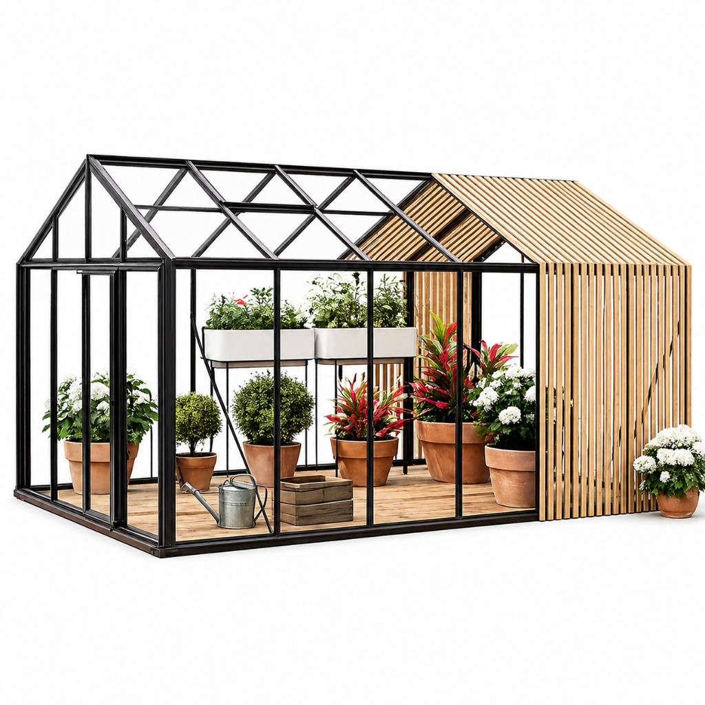Bloom Cabin Classic Aluminum Greenhouse – Limited Accoya Edition