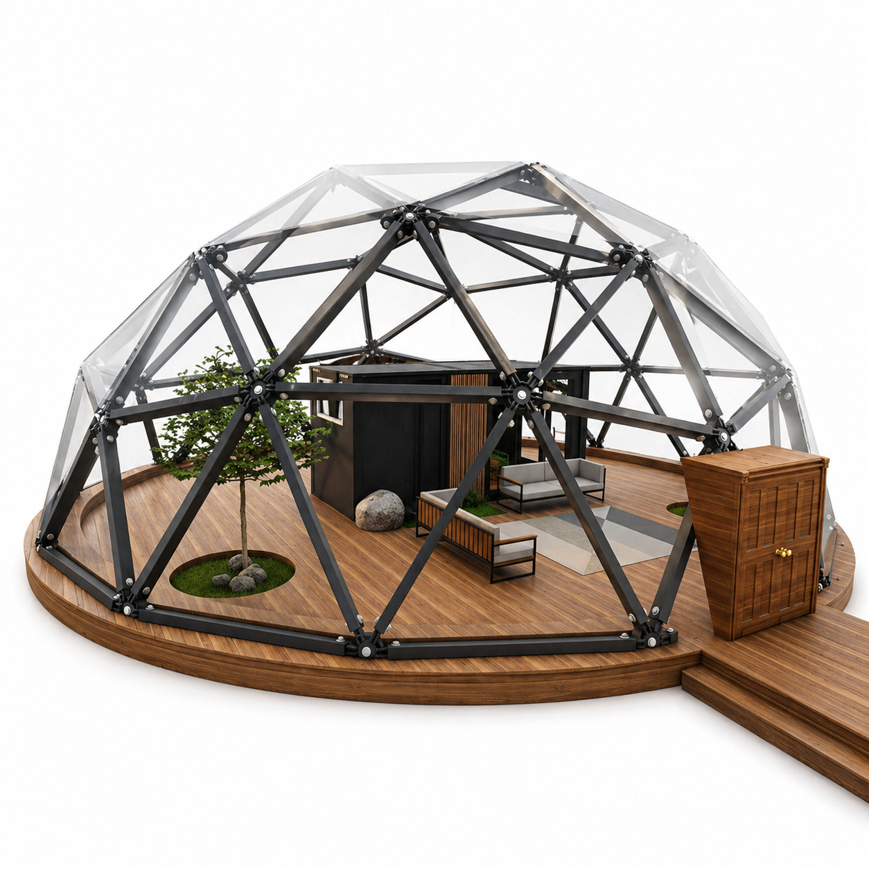 Dome Spaces Home in a Dome Series | Permanent Residential Dome Homes