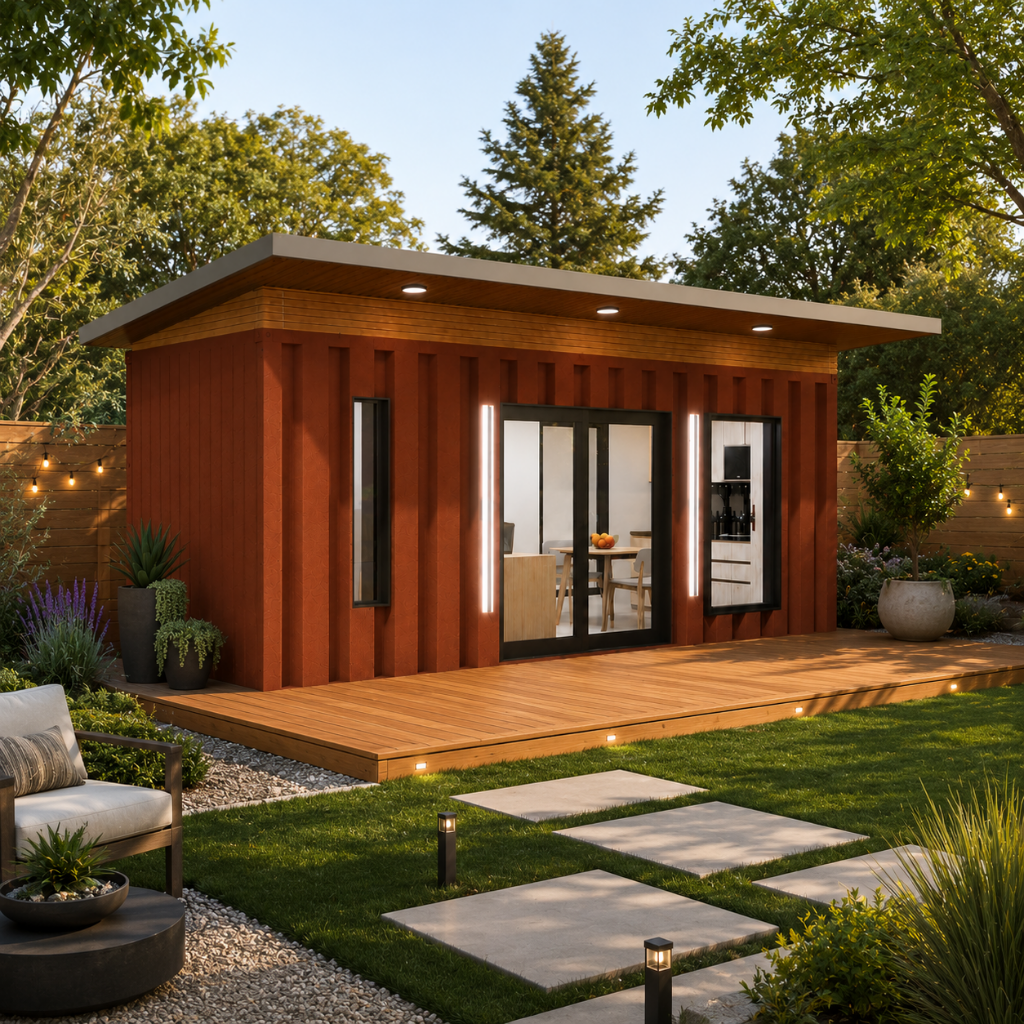 ADU-Container Co. ADU-2 | Modern Backyard Studio, Guest Suite & Home Office